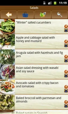 Delicious Recipes android App screenshot 1