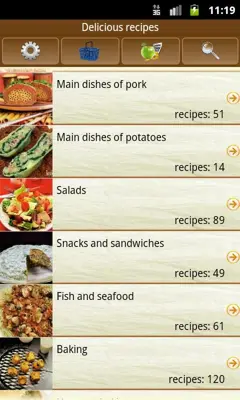 Delicious Recipes android App screenshot 2